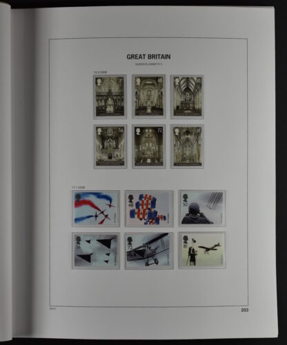 GREAT BRITAIN, PART COLLECTIONS DAVO PRINTED ALBUM 1840–2013 ×2, as new! / <i>GROSSBRITANNIEN, ZWEI TEILSAMLUNGEN DAVO-VORDRUCKALBUM 1840-2013, sozusagen neuwertig!</i> - Image 77