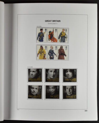 GREAT BRITAIN, PART COLLECTIONS DAVO PRINTED ALBUM 1840–2013 ×2, as new! / <i>GROSSBRITANNIEN, ZWEI TEILSAMLUNGEN DAVO-VORDRUCKALBUM 1840-2013, sozusagen neuwertig!</i> - Image 76