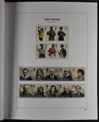 GREAT BRITAIN, PART COLLECTIONS DAVO PRINTED ALBUM 1840–2013 ×2, as new! / <i>GROSSBRITANNIEN, ZWEI TEILSAMLUNGEN DAVO-VORDRUCKALBUM 1840-2013, sozusagen neuwertig!</i> - Image 69