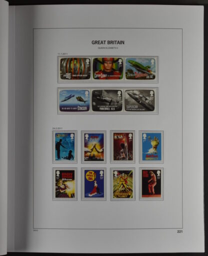 GREAT BRITAIN, PART COLLECTIONS DAVO PRINTED ALBUM 1840–2013 ×2, as new! / <i>GROSSBRITANNIEN, ZWEI TEILSAMLUNGEN DAVO-VORDRUCKALBUM 1840-2013, sozusagen neuwertig!</i> - Image 60
