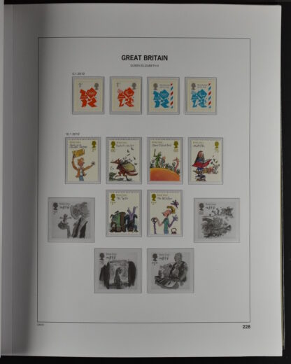GREAT BRITAIN, PART COLLECTIONS DAVO PRINTED ALBUM 1840–2013 ×2, as new! / <i>GROSSBRITANNIEN, ZWEI TEILSAMLUNGEN DAVO-VORDRUCKALBUM 1840-2013, sozusagen neuwertig!</i> - Image 53