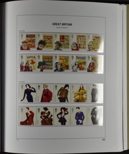 GREAT BRITAIN, PART COLLECTIONS DAVO PRINTED ALBUM 1840–2013 ×2, as new! / <i>GROSSBRITANNIEN, ZWEI TEILSAMLUNGEN DAVO-VORDRUCKALBUM 1840-2013, sozusagen neuwertig!</i> - Image 50