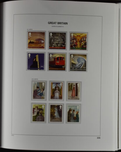 GREAT BRITAIN, PART COLLECTIONS DAVO PRINTED ALBUM 1840–2013 ×2, as new! / <i>GROSSBRITANNIEN, ZWEI TEILSAMLUNGEN DAVO-VORDRUCKALBUM 1840-2013, sozusagen neuwertig!</i> - Image 41
