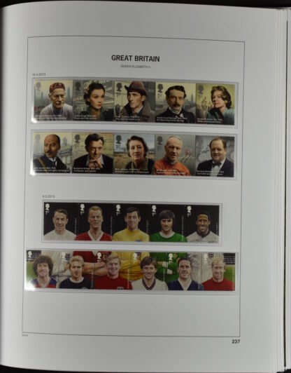 GREAT BRITAIN, PART COLLECTIONS DAVO PRINTED ALBUM 1840–2013 ×2, as new! / <i>GROSSBRITANNIEN, ZWEI TEILSAMLUNGEN DAVO-VORDRUCKALBUM 1840-2013, sozusagen neuwertig!</i> - Image 39