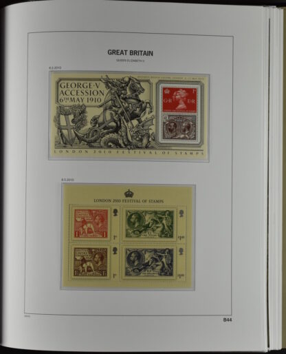 GREAT BRITAIN, PART COLLECTIONS DAVO PRINTED ALBUM 1840–2013 ×2, as new! / <i>GROSSBRITANNIEN, ZWEI TEILSAMLUNGEN DAVO-VORDRUCKALBUM 1840-2013, sozusagen neuwertig!</i> - Image 29