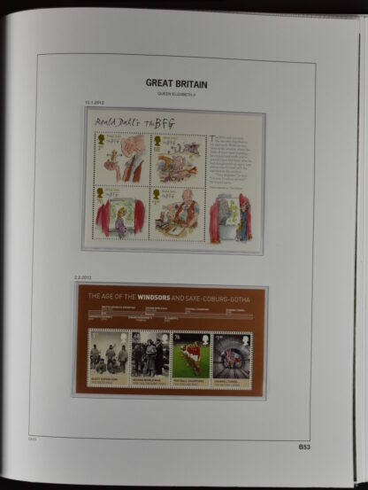 GREAT BRITAIN, PART COLLECTIONS DAVO PRINTED ALBUM 1840–2013 ×2, as new! / <i>GROSSBRITANNIEN, ZWEI TEILSAMLUNGEN DAVO-VORDRUCKALBUM 1840-2013, sozusagen neuwertig!</i> - Image 20
