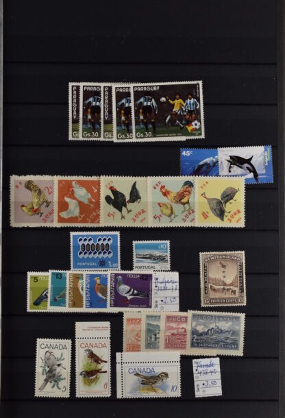 TWO STOCKBOOKS MOSTLY TOPICAL STAMPS AS IS / <i>Zwei Einsteckbücher mit meist thematischen Marken meist postfrisch, angeboten wie besehen</i> - Image 4