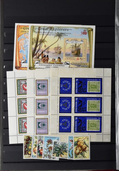 TWO STOCKBOOKS MOSTLY TOPICAL STAMPS AS IS / <i>Zwei Einsteckbücher mit meist thematischen Marken meist postfrisch, angeboten wie besehen</i> - Image 19