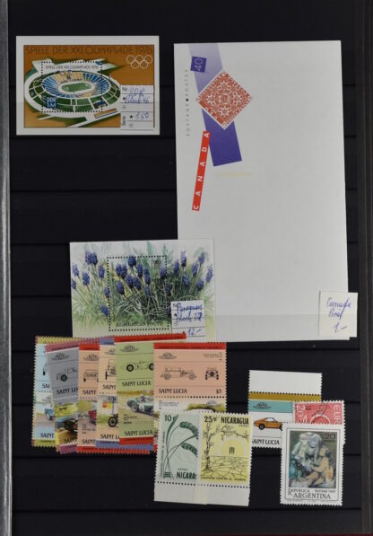 TWO STOCKBOOKS MOSTLY TOPICAL STAMPS AS IS / <i>Zwei Einsteckbücher mit meist thematischen Marken meist postfrisch, angeboten wie besehen</i> - Image 24