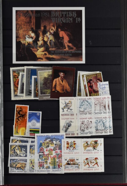 TWO STOCKBOOKS MOSTLY TOPICAL STAMPS AS IS / <i>Zwei Einsteckbücher mit meist thematischen Marken meist postfrisch, angeboten wie besehen</i> - Image 28