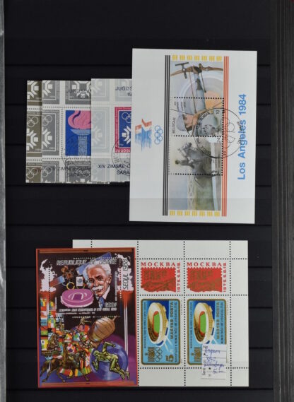 TWO STOCKBOOKS MOSTLY TOPICAL STAMPS AS IS / <i>Zwei Einsteckbücher mit meist thematischen Marken meist postfrisch, angeboten wie besehen</i> - Image 32