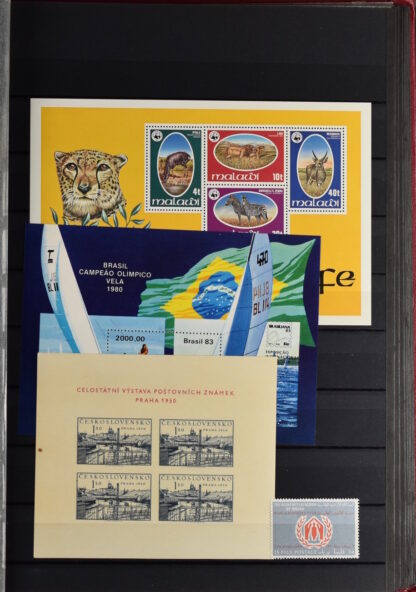 TWO STOCKBOOKS MOSTLY TOPICAL STAMPS AS IS / <i>Zwei Einsteckbücher mit meist thematischen Marken meist postfrisch, angeboten wie besehen</i> - Image 37