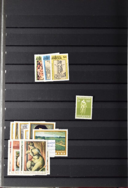 TWO STOCKBOOKS MOSTLY TOPICAL STAMPS AS IS / <i>Zwei Einsteckbücher mit meist thematischen Marken meist postfrisch, angeboten wie besehen</i> - Image 42