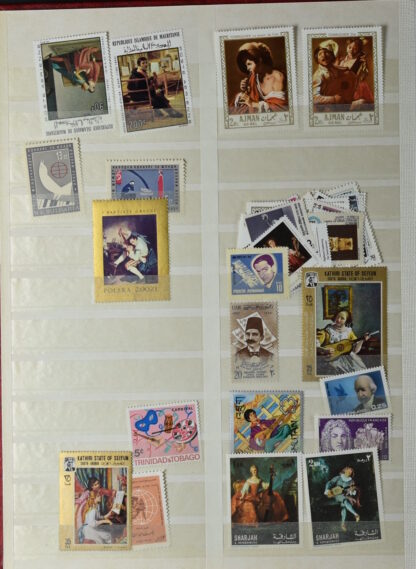 TWO STOCKBOOKS MOSTLY TOPICAL STAMPS AS IS / <i>Zwei Einsteckbücher mit meist thematischen Marken meist postfrisch, angeboten wie besehen</i> - Image 44
