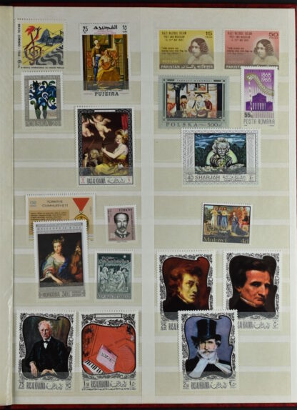 TWO STOCKBOOKS MOSTLY TOPICAL STAMPS AS IS / <i>Zwei Einsteckbücher mit meist thematischen Marken meist postfrisch, angeboten wie besehen</i> - Image 47
