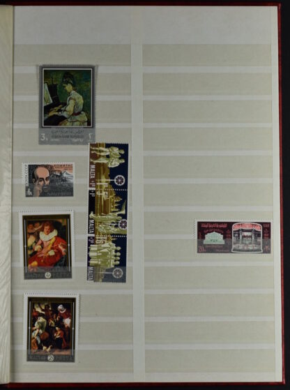 TWO STOCKBOOKS MOSTLY TOPICAL STAMPS AS IS / <i>Zwei Einsteckbücher mit meist thematischen Marken meist postfrisch, angeboten wie besehen</i> - Image 53