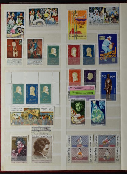 TWO STOCKBOOKS MOSTLY TOPICAL STAMPS AS IS / <i>Zwei Einsteckbücher mit meist thematischen Marken meist postfrisch, angeboten wie besehen</i> - Image 55