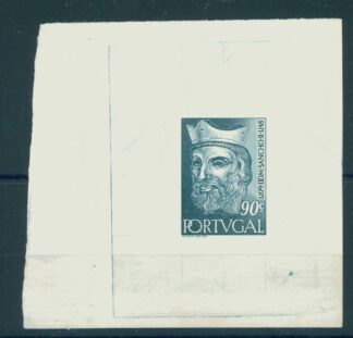PORTUGAL, Die Proof for Dynasty series: Sancho II 90 c. v / <i>PORTUGAL, Probedruck zur Dynastie-Serie: Sancho II, Wert zu 90 c.</i>