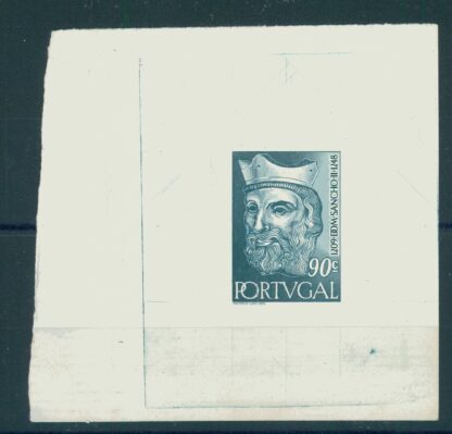PORTUGAL, Die Proof for Dynasty series: Sancho II 90 c. v / <i>PORTUGAL, Probedruck zur Dynastie-Serie: Sancho II, Wert zu 90 c.</i>