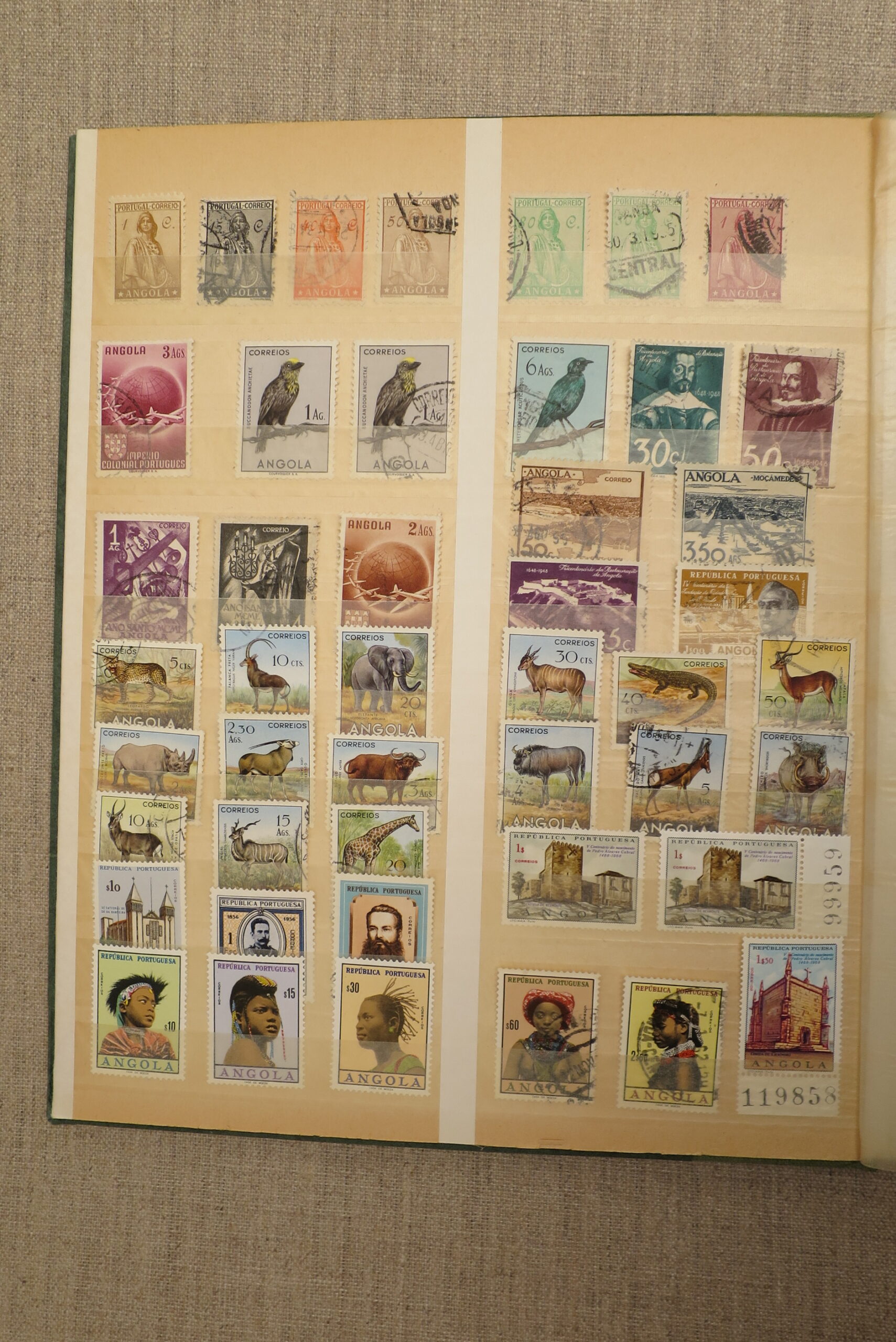 PORTUGAL + PORTUGUESE COLONIES STOCK BOOK / <i>PORTUGAL / PORTUGIESISCHE KOLONIEN –</i>