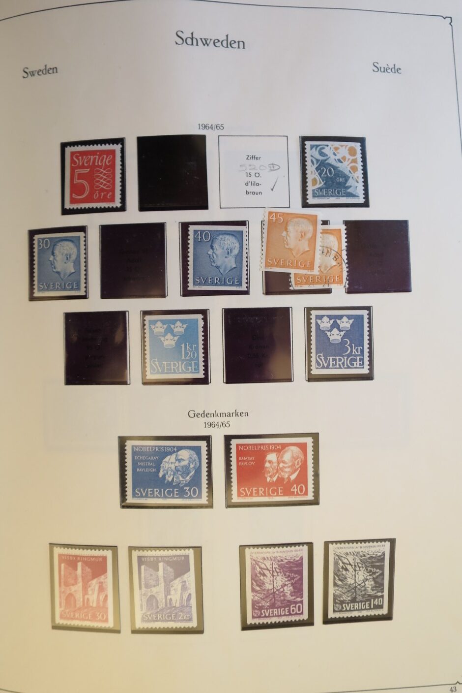 SWEDEN COLLECTION 1963-89, ALL NEVER HINGED SCHWEDEN – <i>SAMMLUNG 1963–1989, SAEMTLICH POSTFRISCH </i> - Image 5