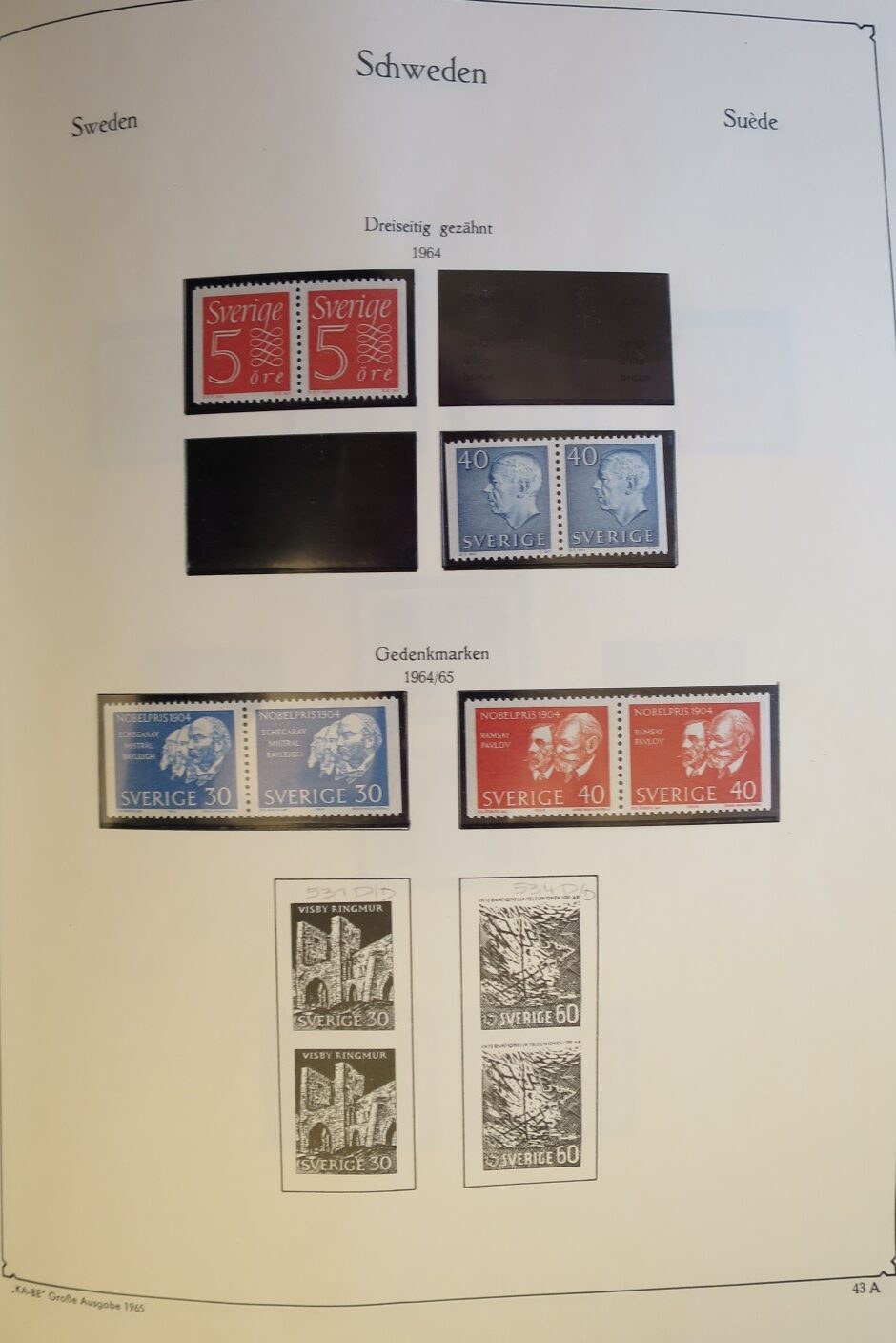 SWEDEN COLLECTION 1963-89, ALL NEVER HINGED SCHWEDEN – <i>SAMMLUNG 1963–1989, SAEMTLICH POSTFRISCH </i> - Image 6
