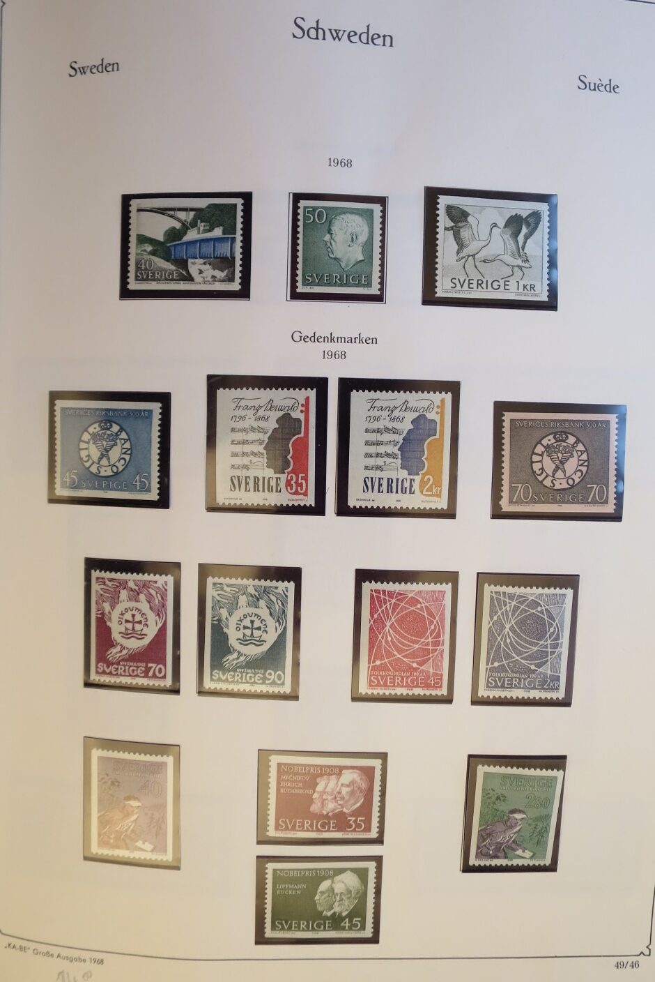 SWEDEN COLLECTION 1963-89, ALL NEVER HINGED SCHWEDEN – <i>SAMMLUNG 1963–1989, SAEMTLICH POSTFRISCH </i> - Image 18