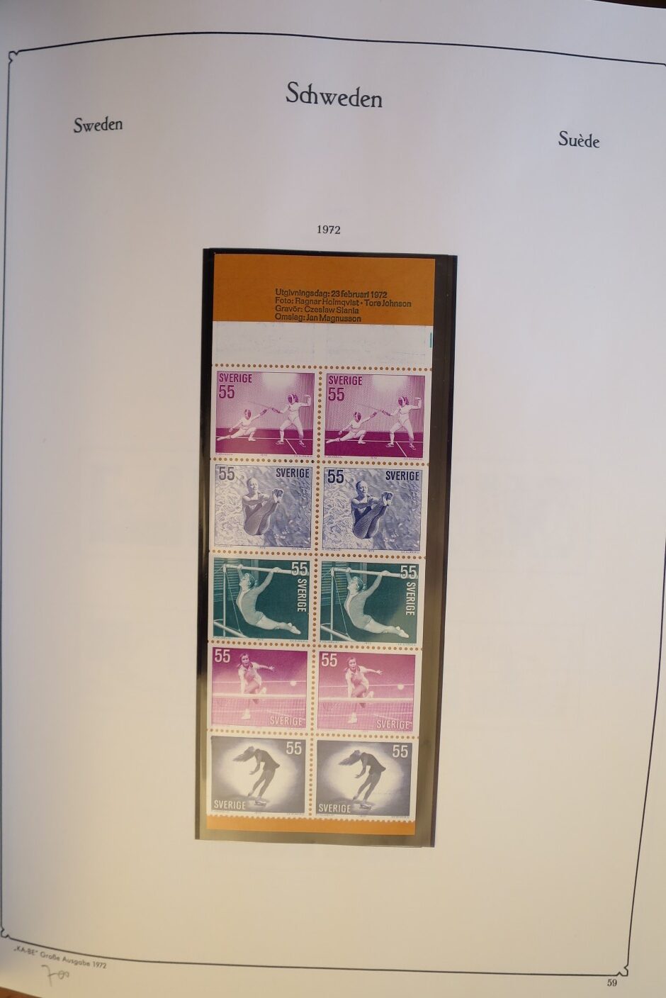 SWEDEN COLLECTION 1963-89, ALL NEVER HINGED SCHWEDEN – <i>SAMMLUNG 1963–1989, SAEMTLICH POSTFRISCH </i> - Image 43