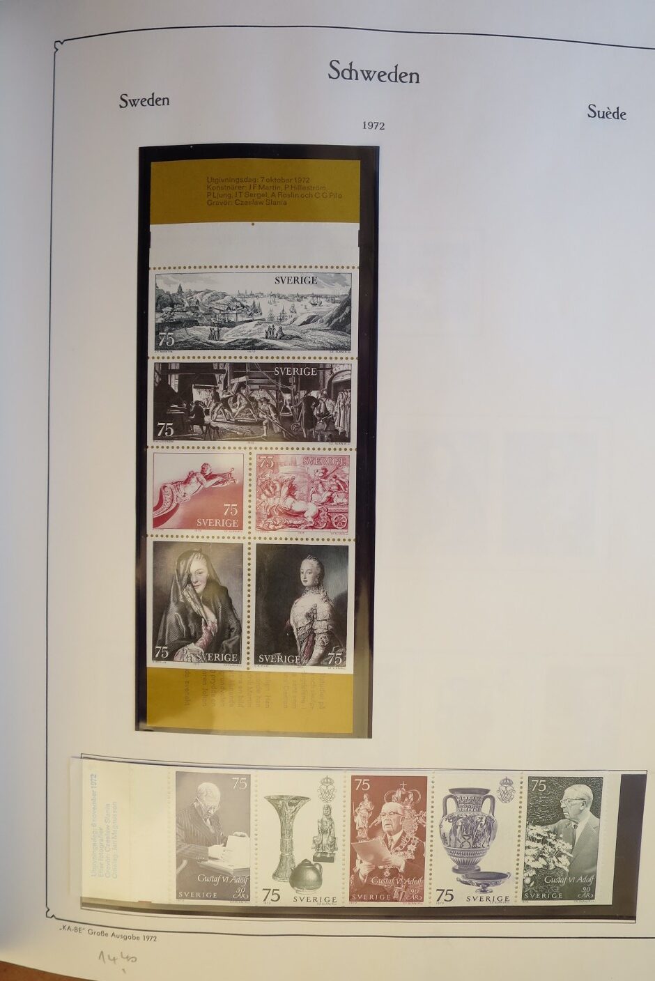 SWEDEN COLLECTION 1963-89, ALL NEVER HINGED SCHWEDEN – <i>SAMMLUNG 1963–1989, SAEMTLICH POSTFRISCH </i> - Image 50