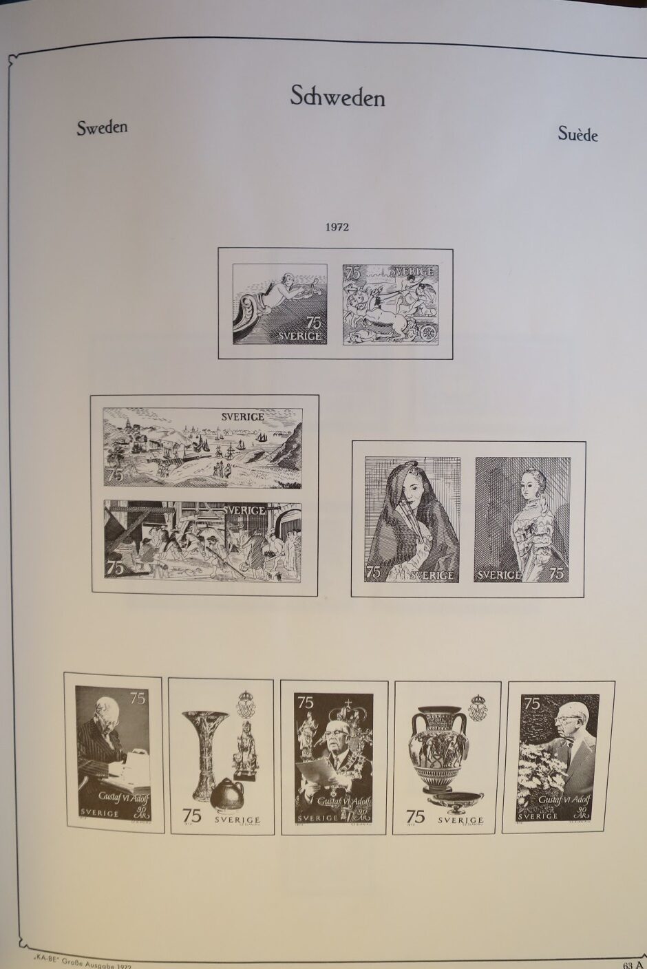 SWEDEN COLLECTION 1963-89, ALL NEVER HINGED SCHWEDEN – <i>SAMMLUNG 1963–1989, SAEMTLICH POSTFRISCH </i> - Image 51