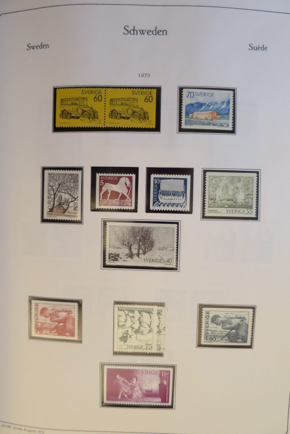 SWEDEN COLLECTION 1963-89, ALL NEVER HINGED SCHWEDEN – <i>SAMMLUNG 1963–1989, SAEMTLICH POSTFRISCH </i> - Image 53