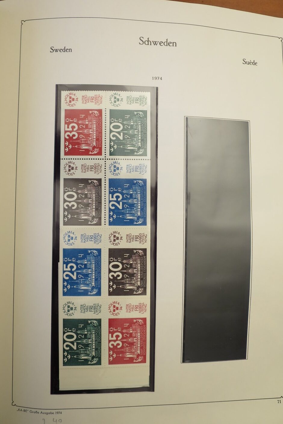 SWEDEN COLLECTION 1963-89, ALL NEVER HINGED SCHWEDEN – <i>SAMMLUNG 1963–1989, SAEMTLICH POSTFRISCH </i> - Image 63