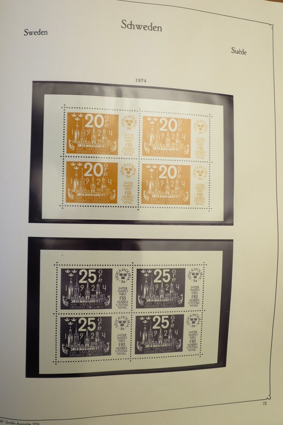 SWEDEN COLLECTION 1963-89, ALL NEVER HINGED SCHWEDEN – <i>SAMMLUNG 1963–1989, SAEMTLICH POSTFRISCH </i> - Image 65