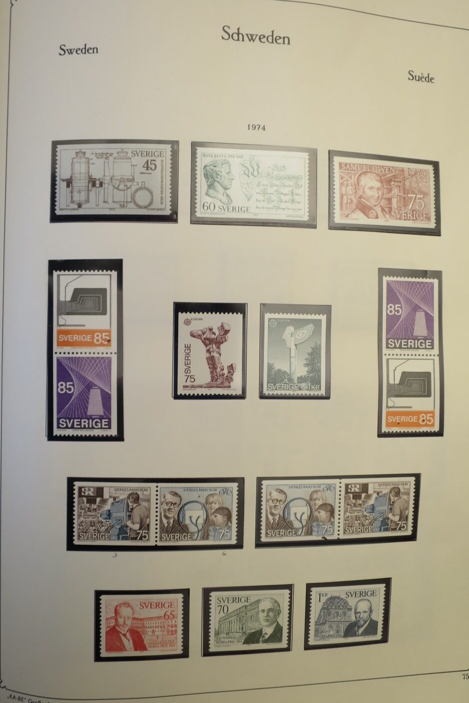 SWEDEN COLLECTION 1963-89, ALL NEVER HINGED SCHWEDEN – <i>SAMMLUNG 1963–1989, SAEMTLICH POSTFRISCH </i> - Image 68