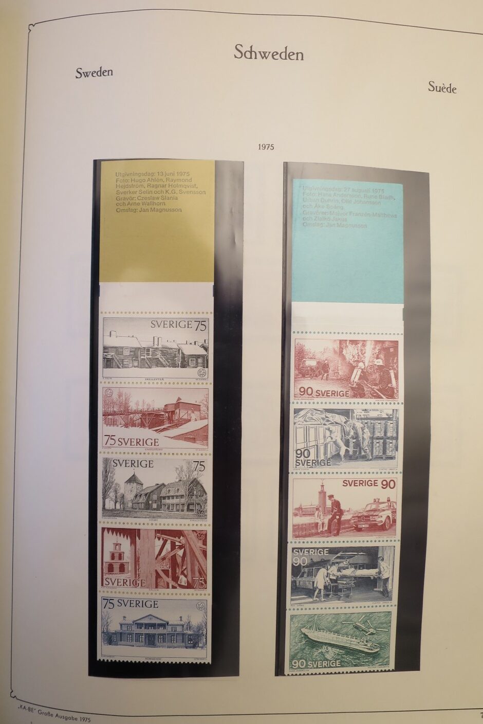 SWEDEN COLLECTION 1963-89, ALL NEVER HINGED SCHWEDEN – <i>SAMMLUNG 1963–1989, SAEMTLICH POSTFRISCH </i> - Image 71