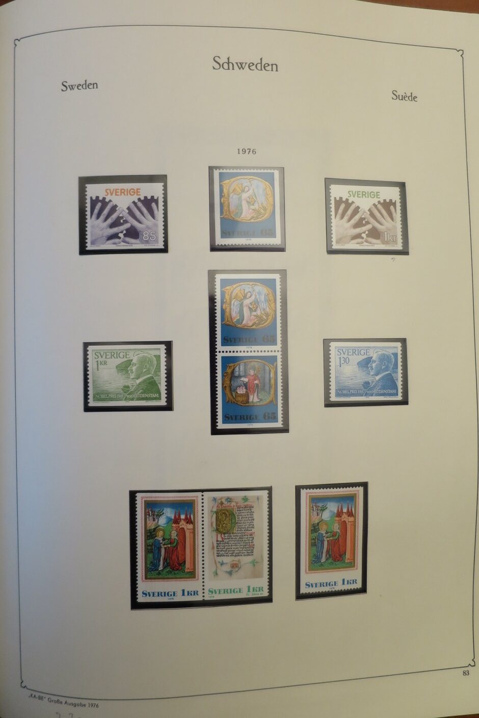 SWEDEN COLLECTION 1963-89, ALL NEVER HINGED SCHWEDEN – <i>SAMMLUNG 1963–1989, SAEMTLICH POSTFRISCH </i> - Image 79