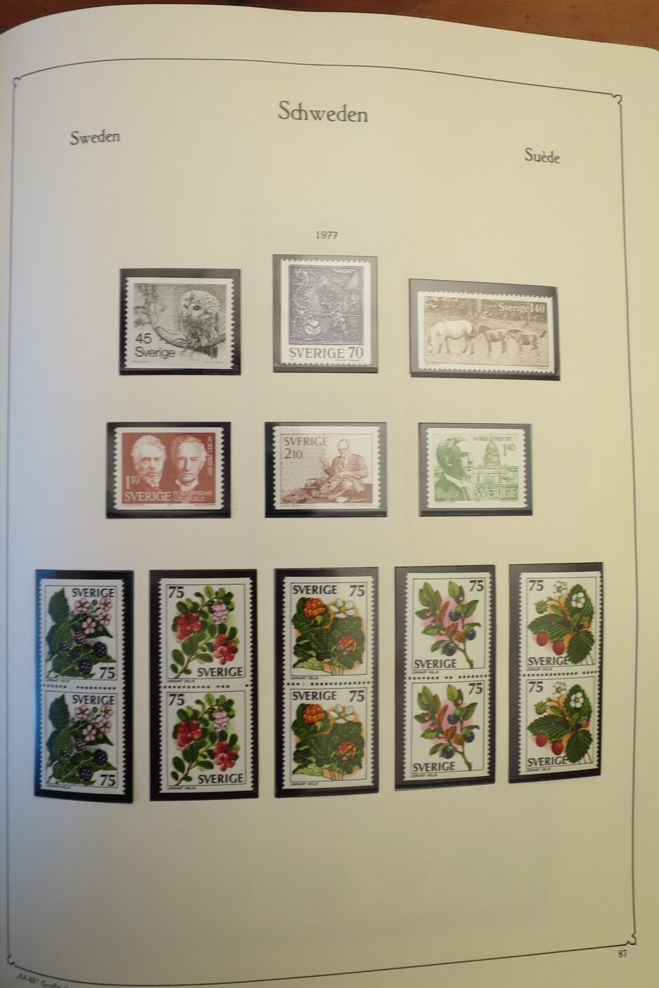 SWEDEN COLLECTION 1963-89, ALL NEVER HINGED SCHWEDEN – <i>SAMMLUNG 1963–1989, SAEMTLICH POSTFRISCH </i> - Image 86