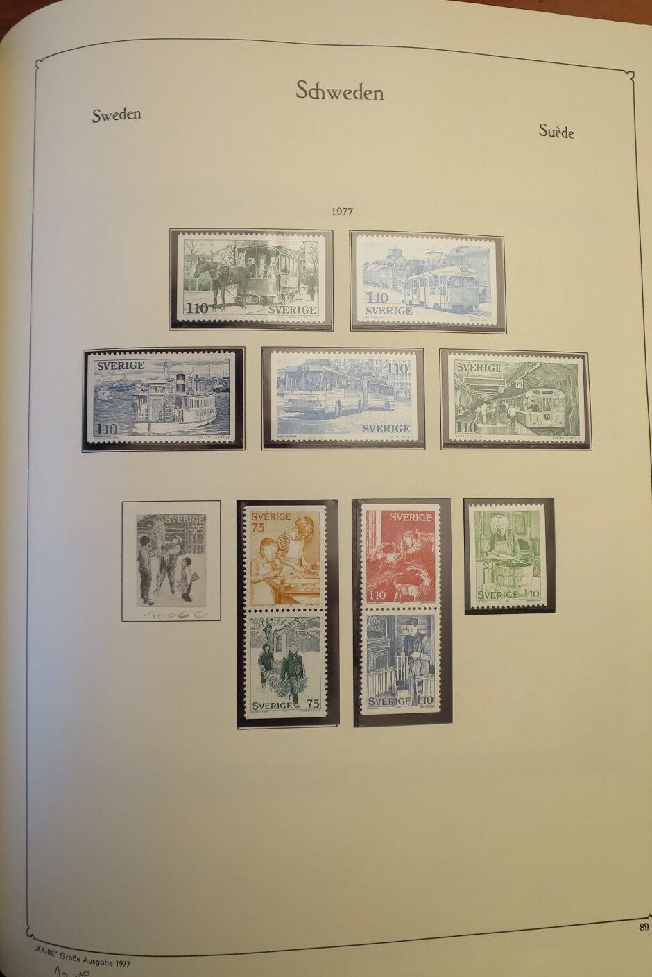 SWEDEN COLLECTION 1963-89, ALL NEVER HINGED SCHWEDEN – <i>SAMMLUNG 1963–1989, SAEMTLICH POSTFRISCH </i> - Image 88