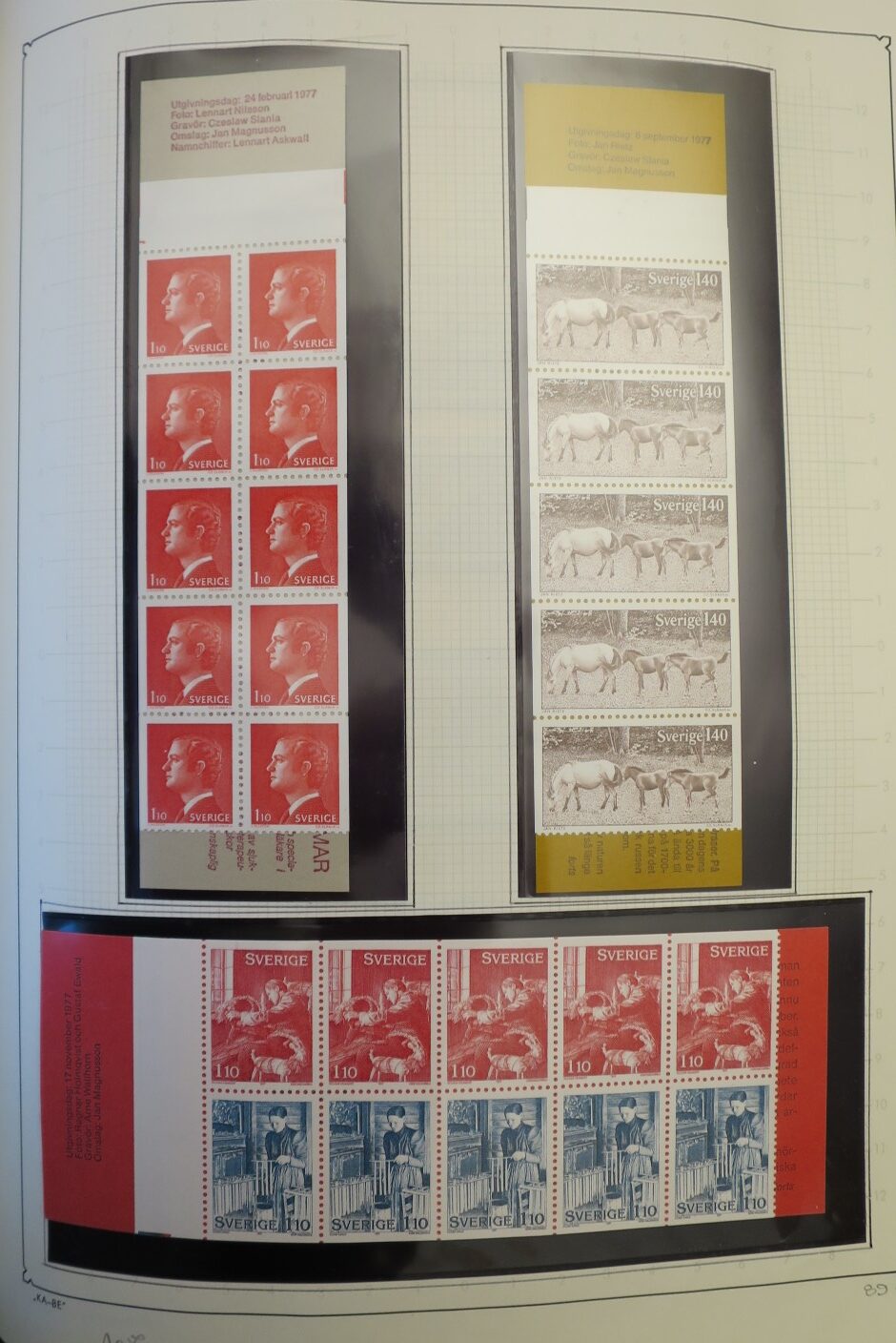 SWEDEN COLLECTION 1963-89, ALL NEVER HINGED SCHWEDEN – <i>SAMMLUNG 1963–1989, SAEMTLICH POSTFRISCH </i> - Image 91