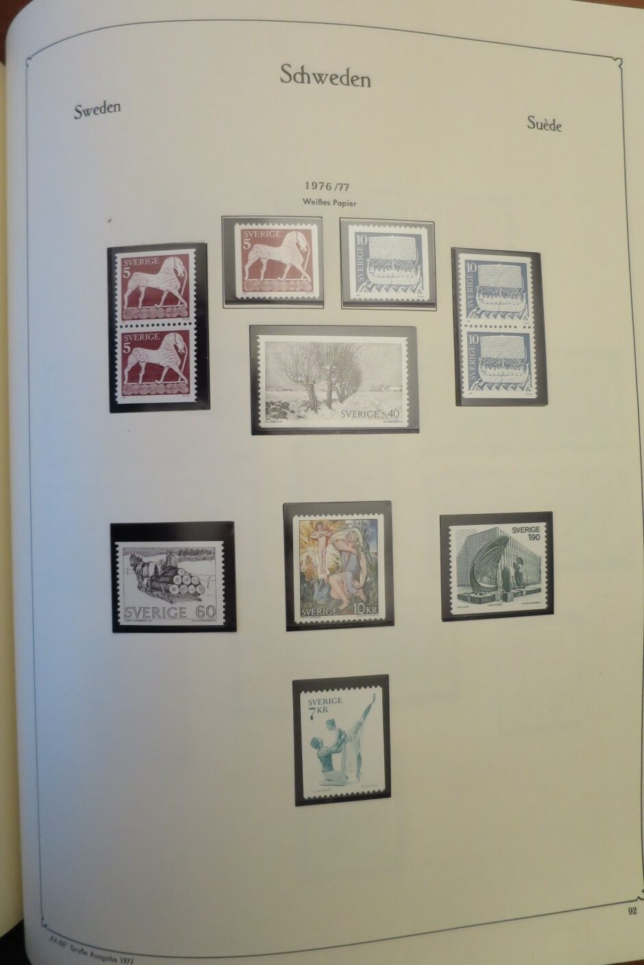 SWEDEN COLLECTION 1963-89, ALL NEVER HINGED SCHWEDEN – <i>SAMMLUNG 1963–1989, SAEMTLICH POSTFRISCH </i> - Image 94