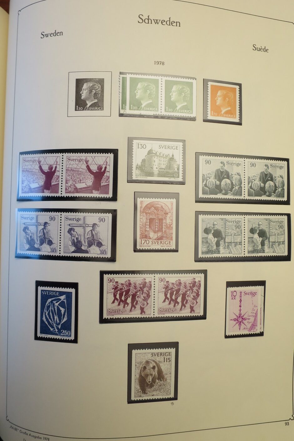 SWEDEN COLLECTION 1963-89, ALL NEVER HINGED SCHWEDEN – <i>SAMMLUNG 1963–1989, SAEMTLICH POSTFRISCH </i> - Image 95