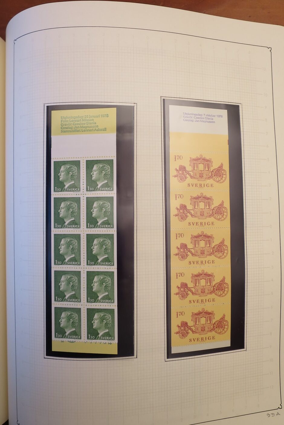 SWEDEN COLLECTION 1963-89, ALL NEVER HINGED SCHWEDEN – <i>SAMMLUNG 1963–1989, SAEMTLICH POSTFRISCH </i> - Image 96