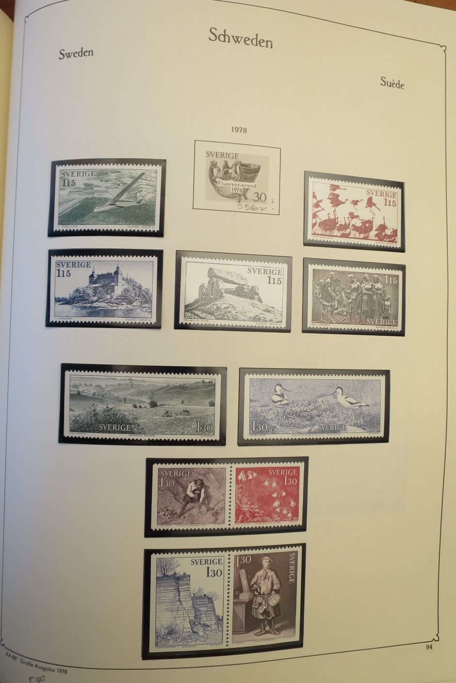 SWEDEN COLLECTION 1963-89, ALL NEVER HINGED SCHWEDEN – <i>SAMMLUNG 1963–1989, SAEMTLICH POSTFRISCH </i> - Image 97