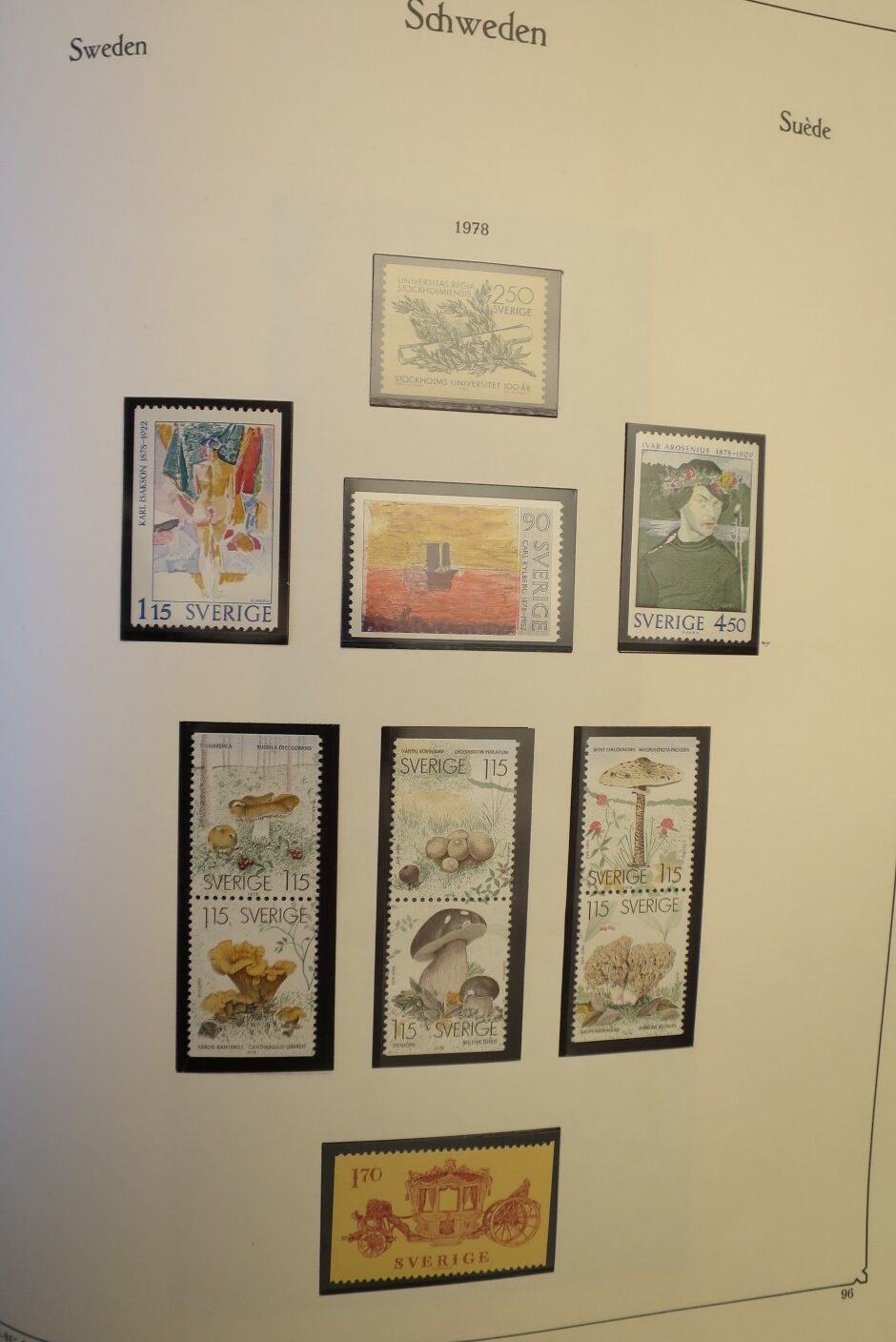 SWEDEN COLLECTION 1963-89, ALL NEVER HINGED SCHWEDEN – <i>SAMMLUNG 1963–1989, SAEMTLICH POSTFRISCH </i> - Image 99