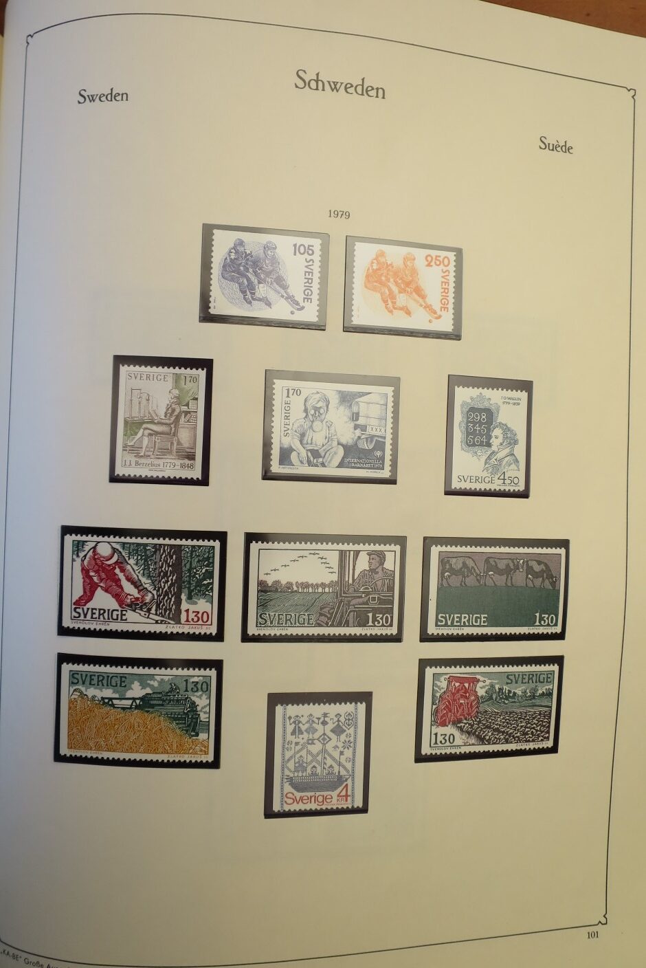 SWEDEN COLLECTION 1963-89, ALL NEVER HINGED SCHWEDEN – <i>SAMMLUNG 1963–1989, SAEMTLICH POSTFRISCH </i> - Image 104