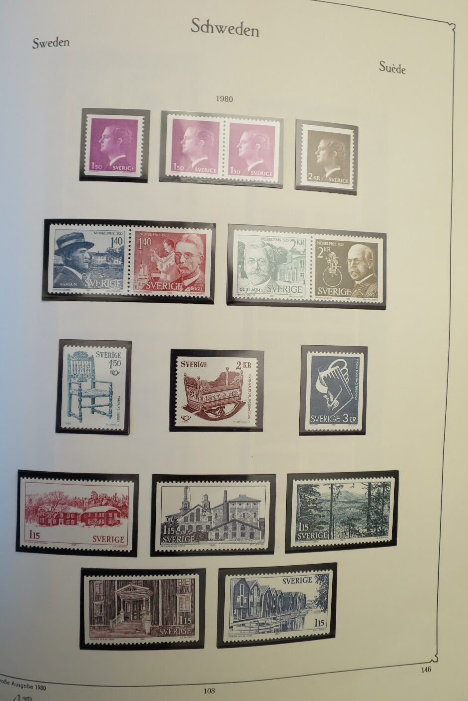 SWEDEN COLLECTION 1963-89, ALL NEVER HINGED SCHWEDEN – <i>SAMMLUNG 1963–1989, SAEMTLICH POSTFRISCH </i> - Image 113