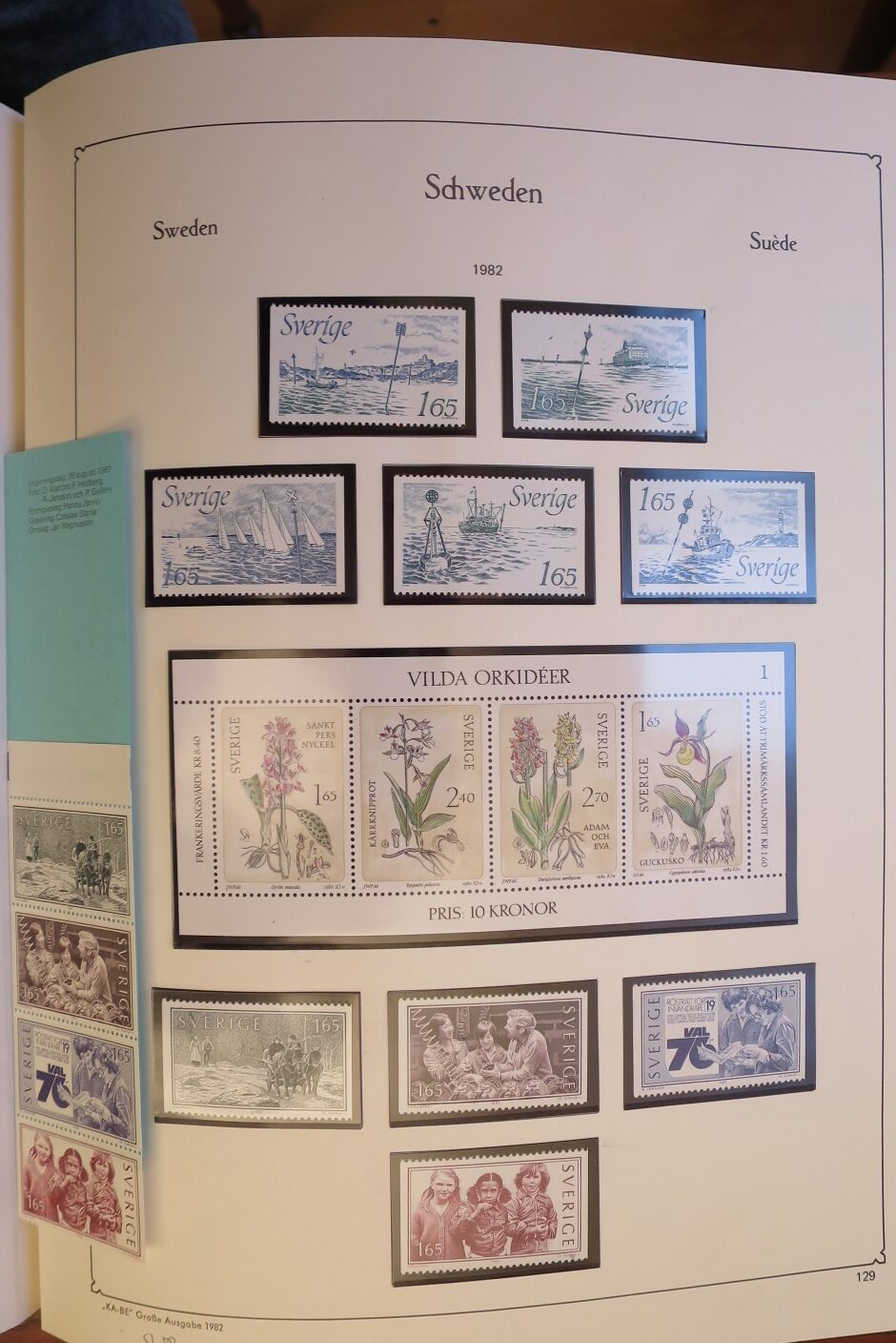 SWEDEN COLLECTION 1963-89, ALL NEVER HINGED SCHWEDEN – <i>SAMMLUNG 1963–1989, SAEMTLICH POSTFRISCH </i> - Image 124
