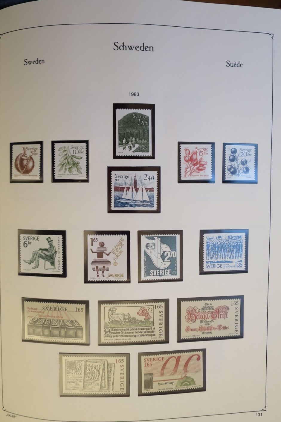 SWEDEN COLLECTION 1963-89, ALL NEVER HINGED SCHWEDEN – <i>SAMMLUNG 1963–1989, SAEMTLICH POSTFRISCH </i> - Image 128