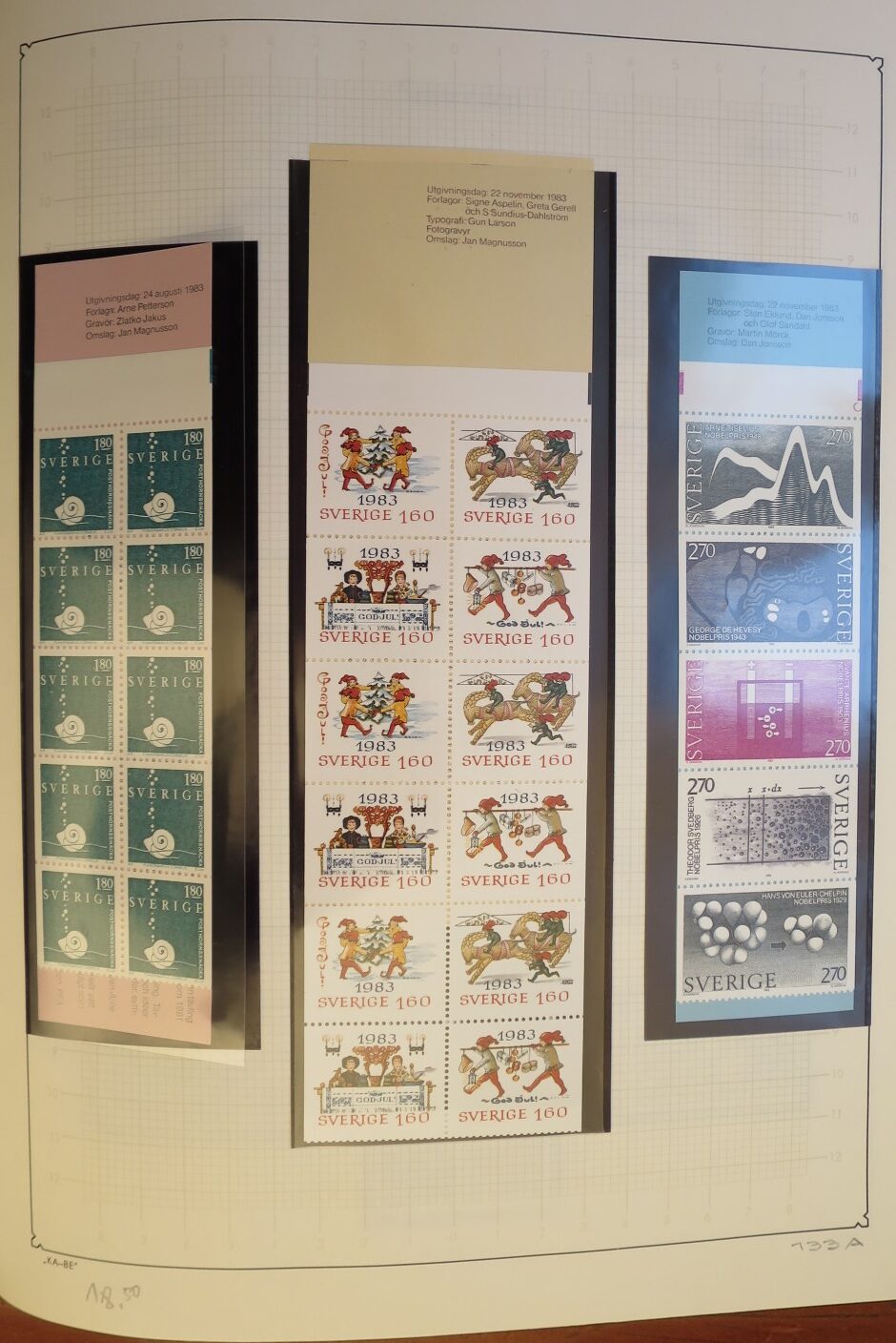 SWEDEN COLLECTION 1963-89, ALL NEVER HINGED SCHWEDEN – <i>SAMMLUNG 1963–1989, SAEMTLICH POSTFRISCH </i> - Image 131