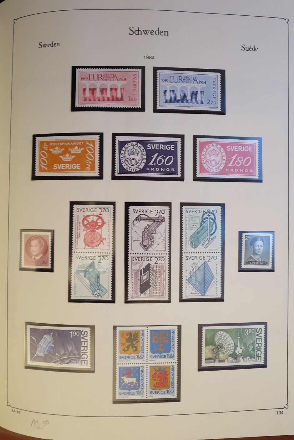 SWEDEN COLLECTION 1963-89, ALL NEVER HINGED SCHWEDEN – <i>SAMMLUNG 1963–1989, SAEMTLICH POSTFRISCH </i> - Image 132